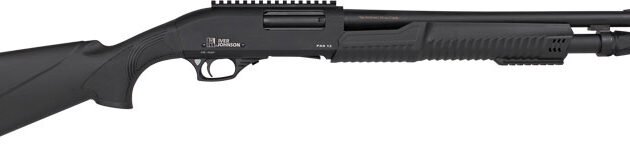 IVER JOHNSON PUMP 12GA 3" 18" - MUZZLE BRAKE BLUED SYNTHETIC