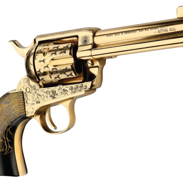 PIETTA KEEPER OF PLAINS 357MAG 4.75 GOLD ENGRAV
