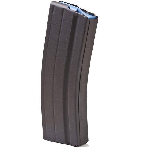 ASC AR Family Rifle Magazine Blue Follower 6.5 Grendel Black Stainless Steel 25/rd