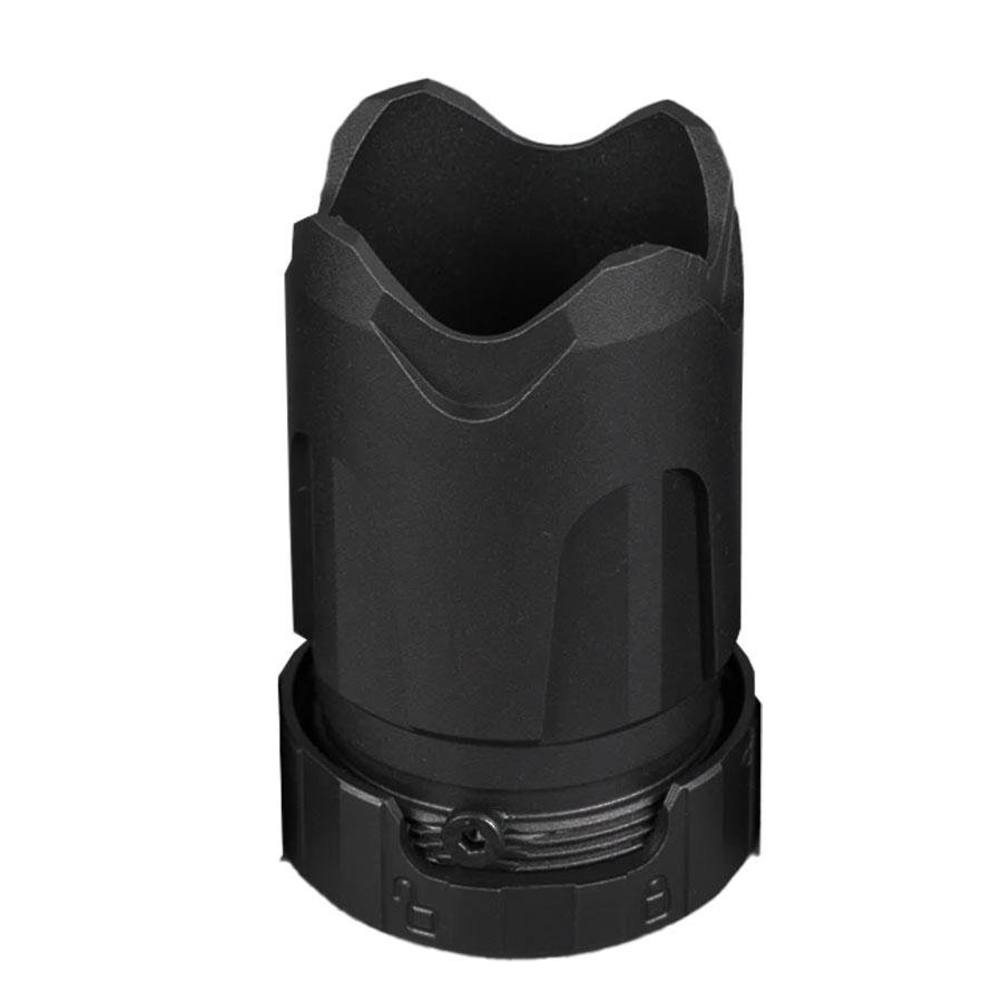 Maximize Suppression with SilencerCo ASR Blast Shield in Tactical Black