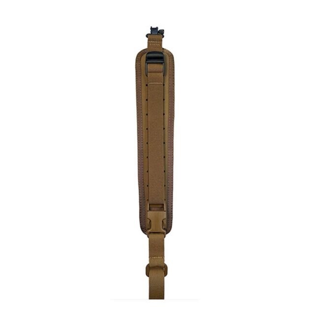 TacShield PRS Hands Free Rifle Sling with Stud QD Swivels Coyote