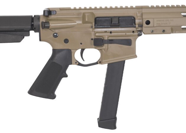 BRIGADE BM-9 9MM 8.5 FDE SBA3 MLOK MINI CAN