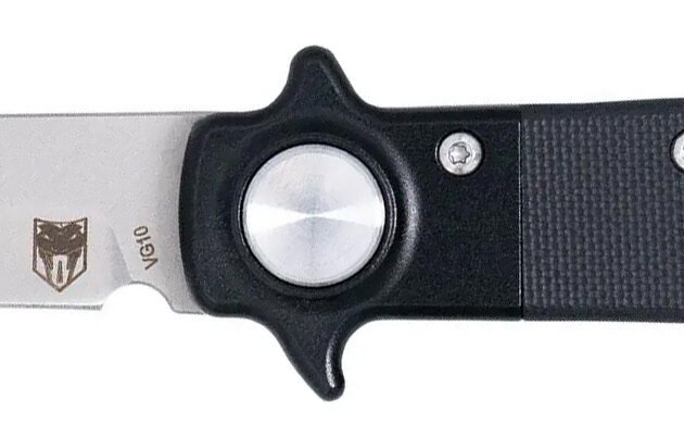 CBT STILETTO BUTTON LOCK BLK
