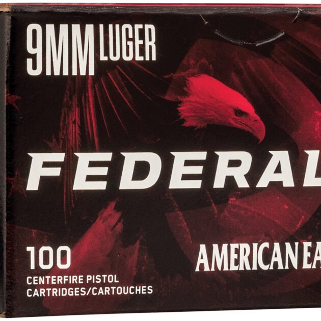 FED AMERICAN EAGLE 9MM 115GR FMJ 100/5 (1155)