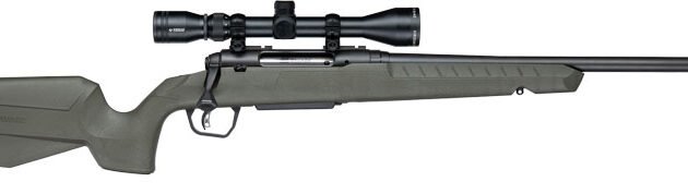 SAVAGE AXIS 2 XP 7MM-08" 20" - THREADED W/3-9X40 BLACK/GREEN