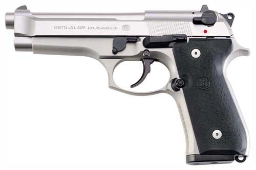 BERETTA 92FS 9MM 4.9" 10RD - INOX CALIFORNIA COMPLIANT
