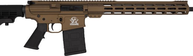 GLFA AR10 RIFLE 308 WIN 18" - NITRIDE BBL 10-SHOT BRONZE