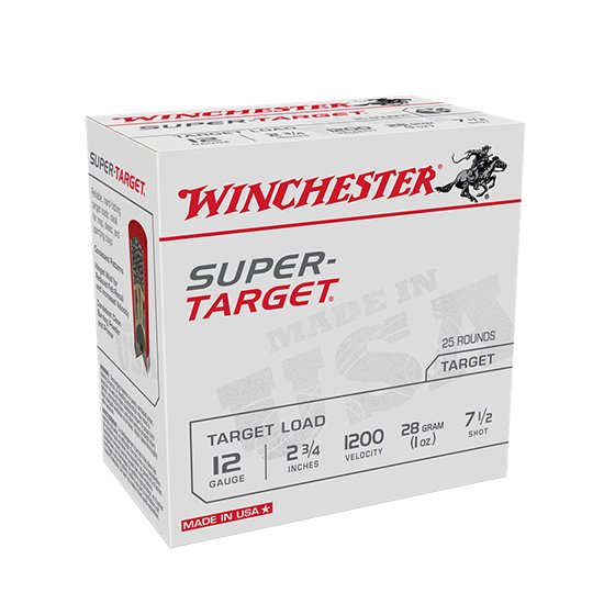 WIN SUPER TARGET 12GA 2.75 1OZ #7.5 25/10