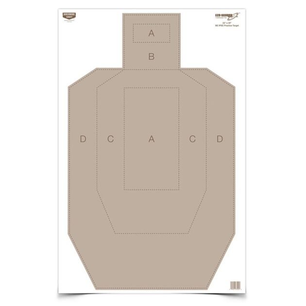 Birchwood Casey EZE-Scorer Paper Practice Targets 23" x 35" IPSC 100/ct