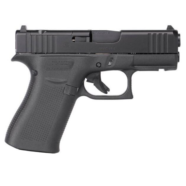 Glock 43x Handgun 9mm Luger 15rd Magazines (2) 3.41" Barrel Black FS