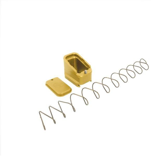 Shield Arms Magazine Extension +5/+4 for Glock 17/22/34/35/19X/45 Gold