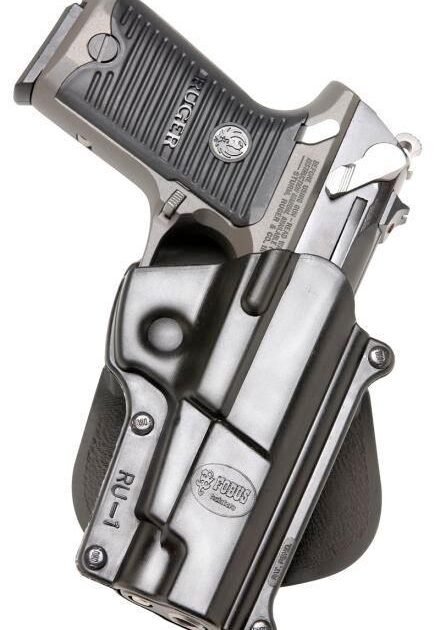 Fobus Standard Paddle Holster for Ruger P85|Ruger P89 Black Right Hand
