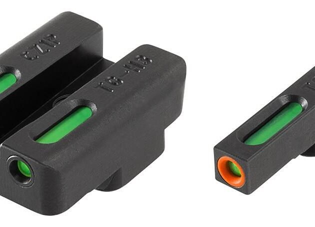 Truglo TFX Pro Tritium/Fiber-Optic Day/Night Sights Fit CZ 75 Series (Most Models) - Front Orange/Green Rear