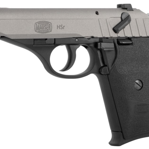 BLG MAUSER HSr 22LR FROZEN GREY BLK GRIPS