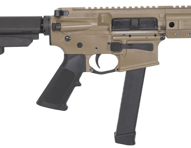 BRIGADE BM-9 9MM 6.5 FDE SBA3 MLOK MINI CAN