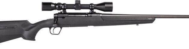 SAVAGE AXIS XP 308WIN 20" - THREADED W/3-9X40 BLACK/BLACK