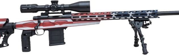 HOWA M1500 25 CREEDMOR APC - CHASSIS 24" HB USA FLAG
