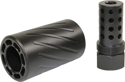 GUNTEC AR 300 BLACKOUT MUZZLE - COMP & QD BLAST SHIELD