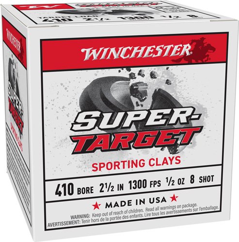 WINCHESTER TARGET 410  2-1/2" - 1/2OZ #8 250RD CASE