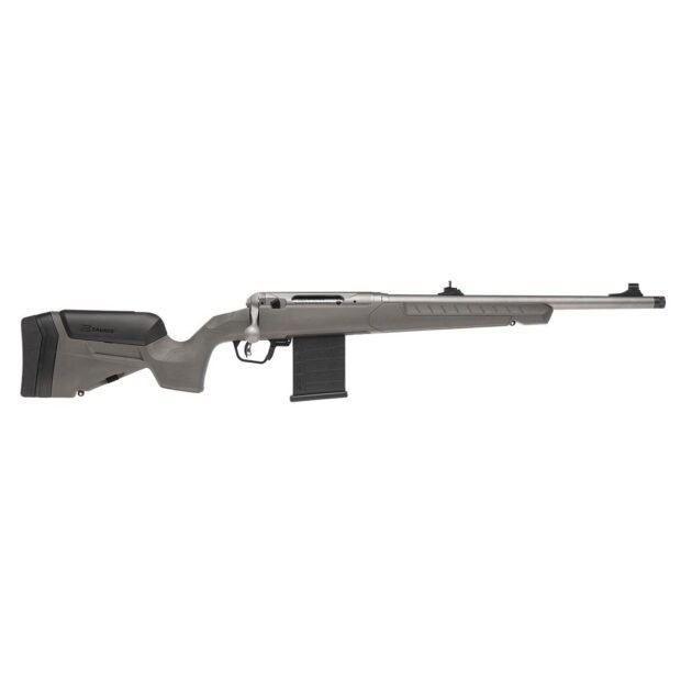 Savage 110 Ridge Hunter Rifle 338 Win Mag 5rd Capacity 20" Threaded Barrel Flat Dark Gray Stock