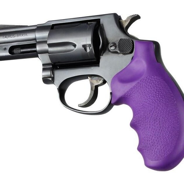 Hogue Rubber Monogrip for Taurus 85 Purple