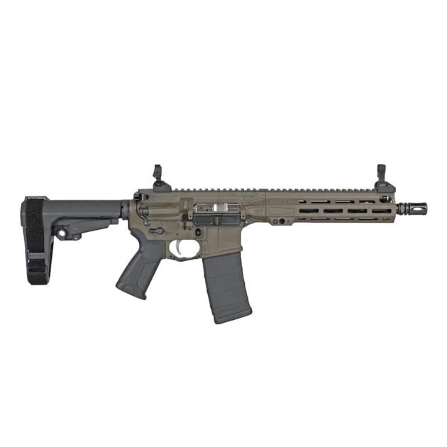 LWRC ICMKII Pistol 5.56mm 30rd Magazine 10'' Barrel Patriot Brown w/SBA3 Brace