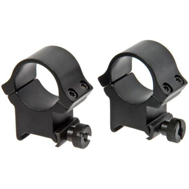 Redfield 4-Hole Aluminum Scope Rings 1" X-High Matte