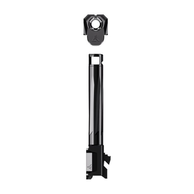 Radian Afterburner and Ramjet Micro Compensator and Ported Handgun Barrel for Glock G43x Black