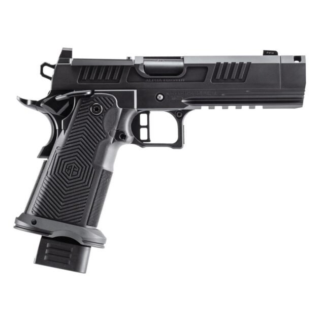 AF1911-ROMULUS 9MM 10Rd Magazine (5) 4.25" MOS Optic Cut Press In Compensated Ramped Bull Barrel DLC BLK