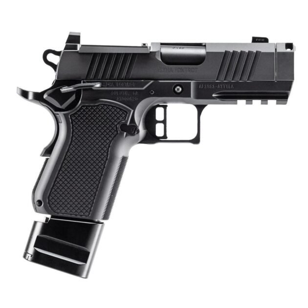 Alpha Foxtrot AF1911-ROMULUS Handgun 9mm Luger 20rd Magazines(5) 3.5'' Ported Barrel MOS DLC Black
