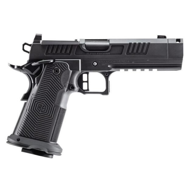 Alpha Foxtrot 1911 Romulus 10mm Auto 17rd Magazines(2) 4.25" Comp Threaded Barrel MOS DLC Black