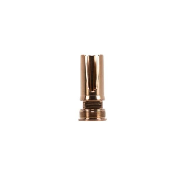 Q 3 Prong Flash Hider 1/2-28 8.6BLK .338 Bore