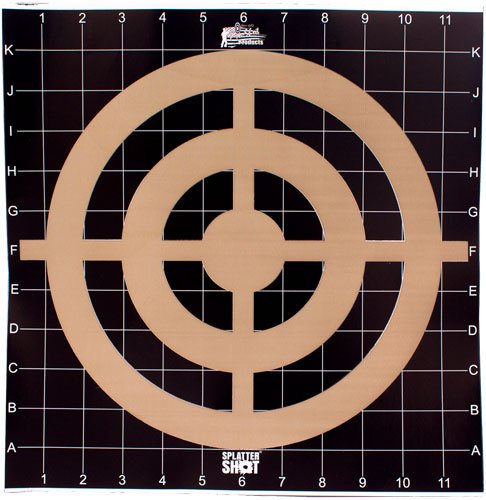 SPLATTER SHOT TARGET THERMAL - SIGHT-IN 12" PEEL/STICK 3EA